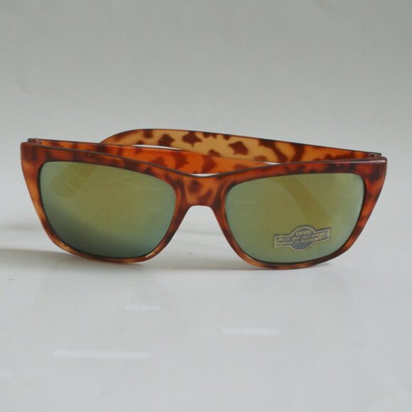 NWT TruVintage Racers Sports style w/ iridium gold mirrored smoke lens Sunglass - Picture 8 of 13